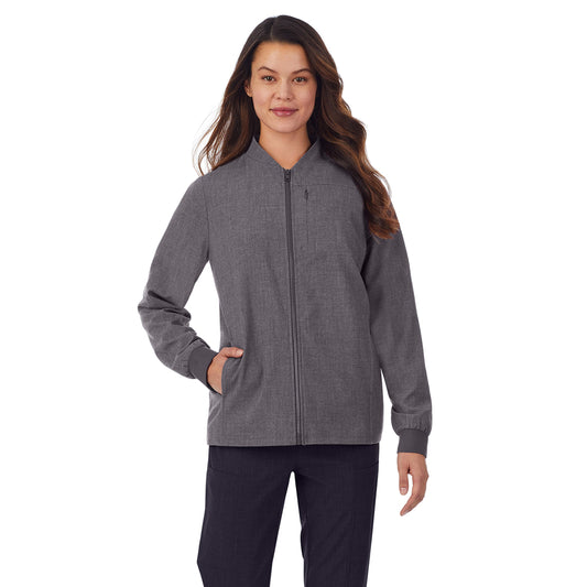 Cuddl Duds Womens Scrub Jacket