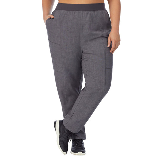 Cuddl Duds Womens Scrub Slim Cargo Pant PLUS