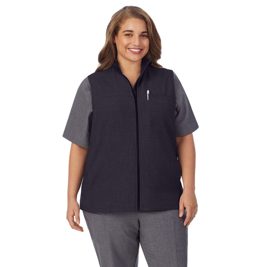Cuddl Duds Womens Scrub Vest PLUS