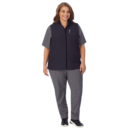 Cuddl Duds Womens Scrub Vest PLUS