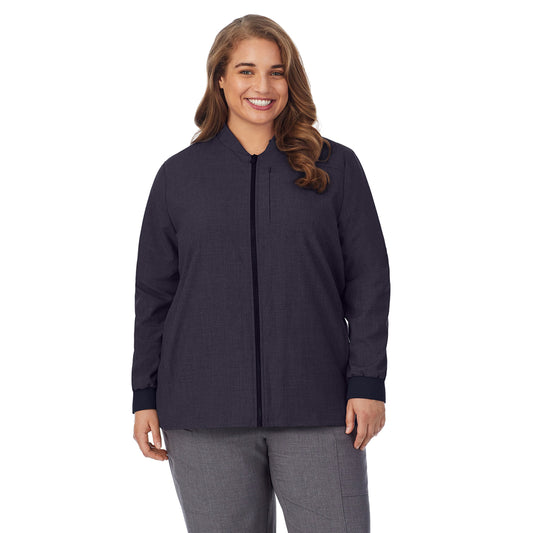 Cuddl Duds Womens Scrub Jacket PLUS