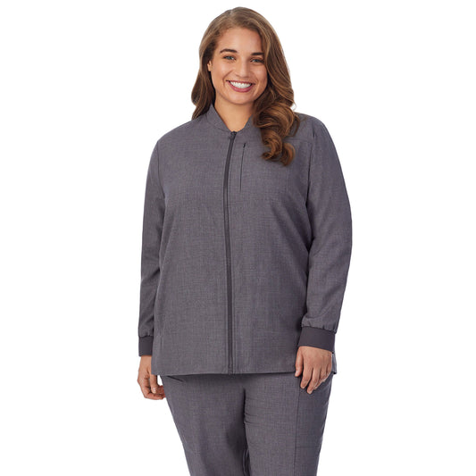 Cuddl Duds Womens Scrub Jacket PLUS